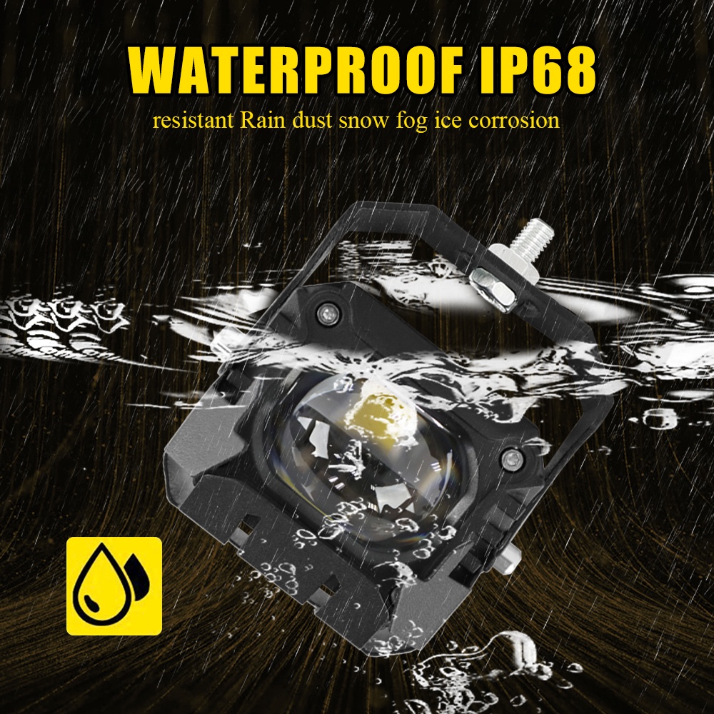 Đèn LED Mini Ánh Sáng Trắng / Vàng Chất Lượng Cao Cho Xe Hơi / Xe Máy