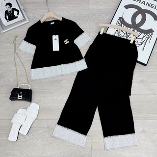 set áo len tăm phối dạ