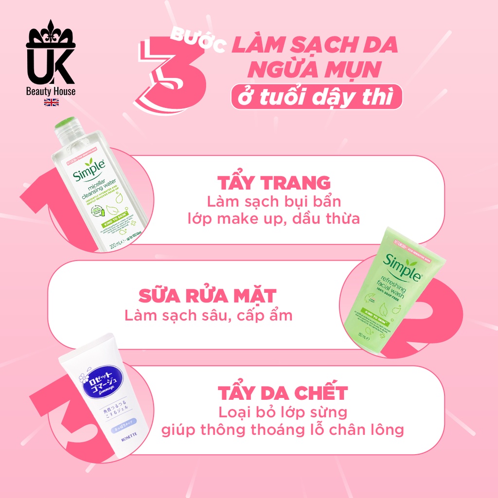 GEL TẨY TẾ BÀO CHẾT DÀNH CHO MỌI LOẠI DA ROSETTE GOMMAGE PEELING GEL 120G