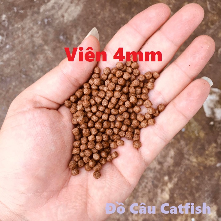 [1kg]Thức ăn Cá UP R7003(viên 4mm) Cho Cá Ăn Hoặc Dùng Câu Cá rô phi,chép-cám cá up r7003