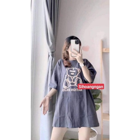 Áo Thun Tay Lỡ Unisex In 3 Vạch Giữa, Áo Phông Form Rộng Nam Nữ Hottrend(Kèm Ảnh Thật)