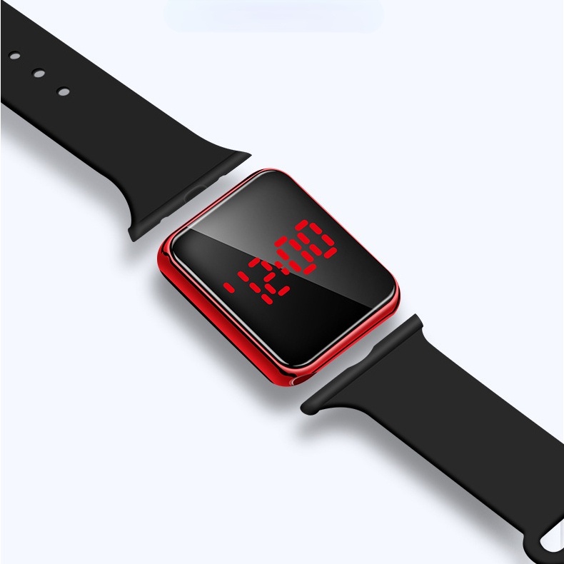 Đồng Hồ Điện Tử Dây Silicone Thể Thao Cho Nam Nữ