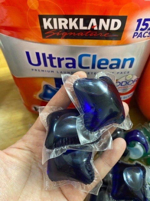 NƯỚC GIẶT KIRKLAND ULTRA CLEAN DẠNG VIÊN - 152 VIÊN - 3.6 KG