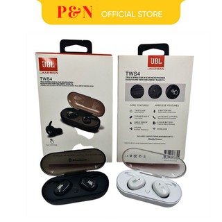 Tai Nghe Không Dây Bluetooth JBL TWS4 Chính Hãng - Tai Nghe Blutooth Nhét Tai Dễ Thương