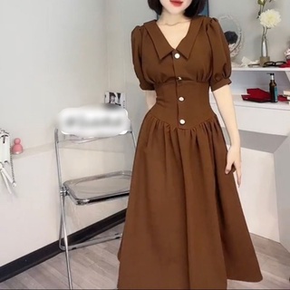Đầm công sở  tay bồng sang chảnh