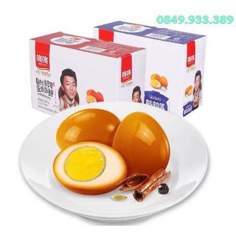 Trứng cút xì dầu 1 gói 3 quả ăn liền