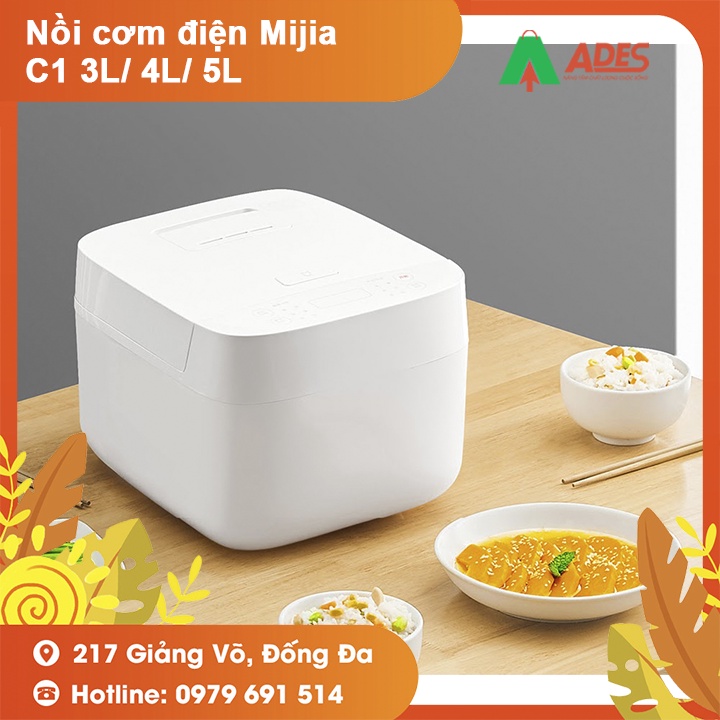 Nồi cơm điện Xiaomi Mijia C1 3L/ 4L/ 5L - Nồi cơm điện đa năng - Bảo hành chính hãng