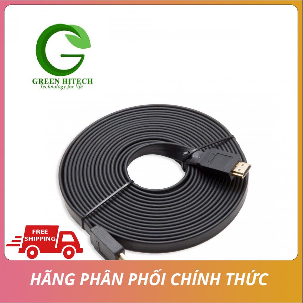 Dây cáp hdmi 10m full 1.4 dẹp - bh 3 tháng