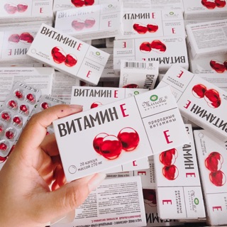 Vitamin E vỉ 20 viên 270mr - Nga