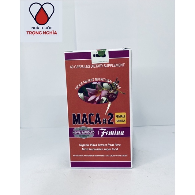 MACA #2- TĂNG CƯỜNG SINH LÝ NỮ