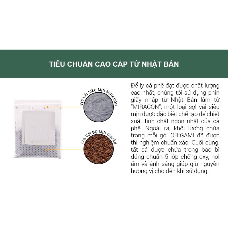 Gói Cà Phê Phin Giấy Nhật Origami Thunder 1 Trọng lượng 12g – 1864 CAFÉ | BigBuy360 - bigbuy360.vn