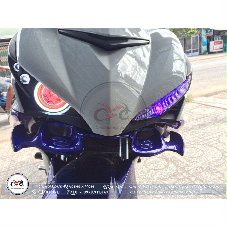 Cánh lấy gió R1 kiểu moto cho EX150 - caoducracing