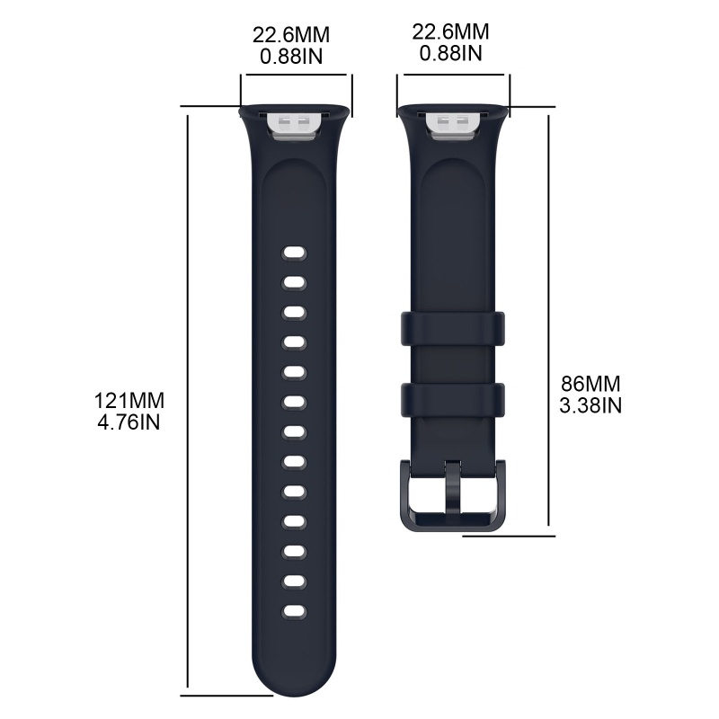 Dây Đeo Tay Bằng Silicone Chống Trầy Xước Cho Mi Band 7 Pro