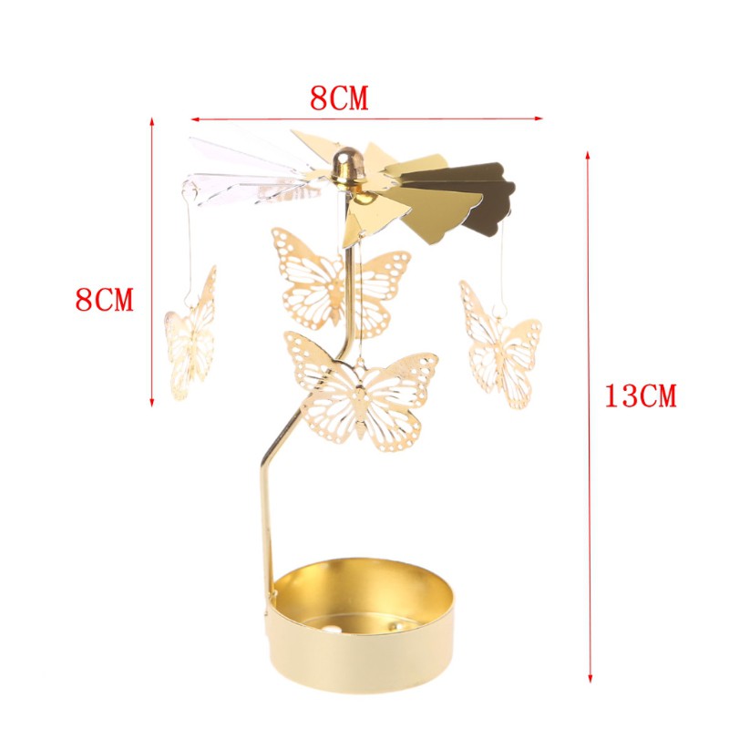 Đĩa Quay Lidu1 Có Giá Đỡ Đèn Cầy / Nến Trang Trí Tiệc Cưới