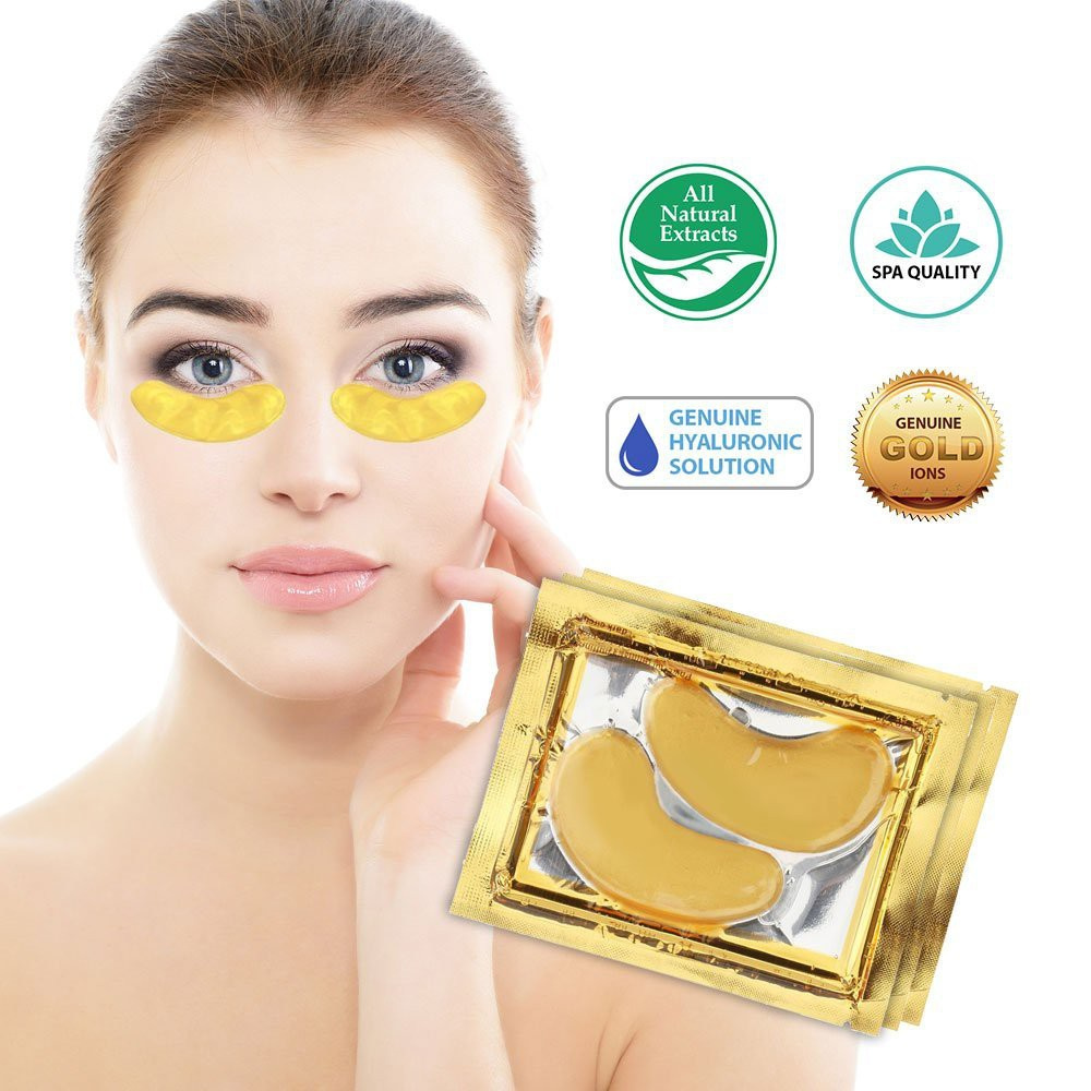 Cặp mặt nạ mắt Hailicare collagen tinh thể xóa quầng thâm chống lão hóa và nếp nhăn