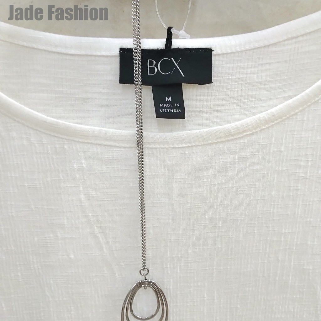 Áo thun khoét vai áo kiểu tay ngắn VNXK - Màu Trắng Size S,M,L | BigBuy360 - bigbuy360.vn