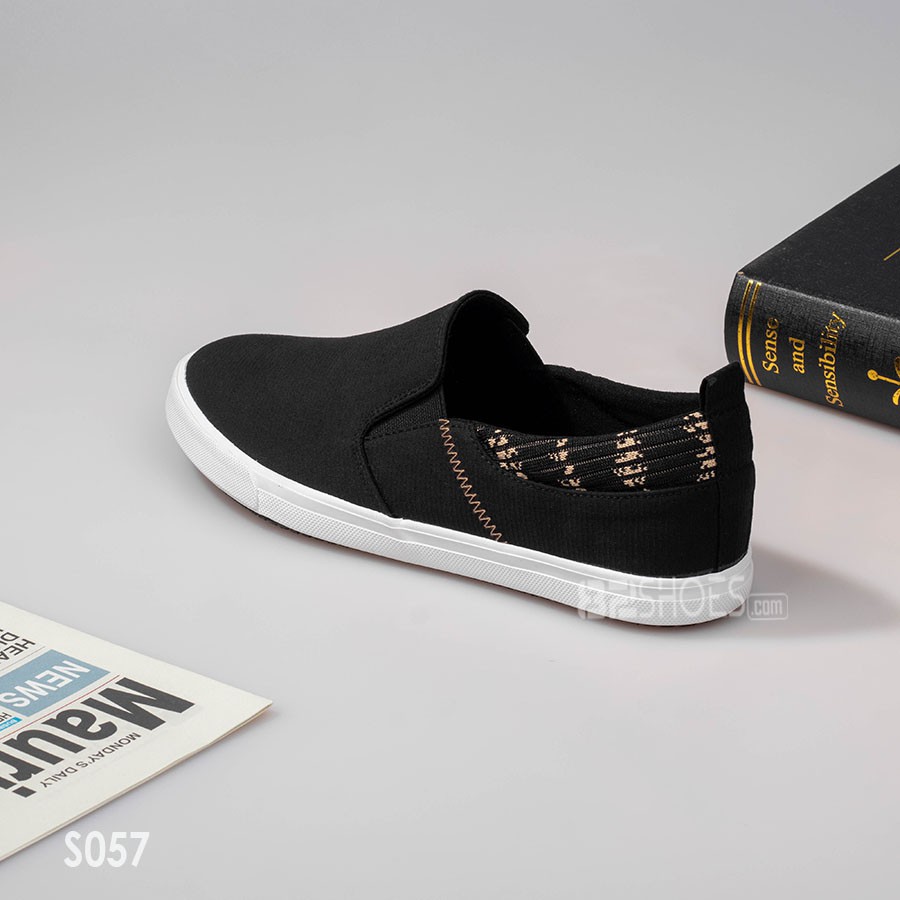 [XẢ KHO, LẺ SIZE] Giày lười nam - Slip on nam vải - Mã S057 | BigBuy360 - bigbuy360.vn