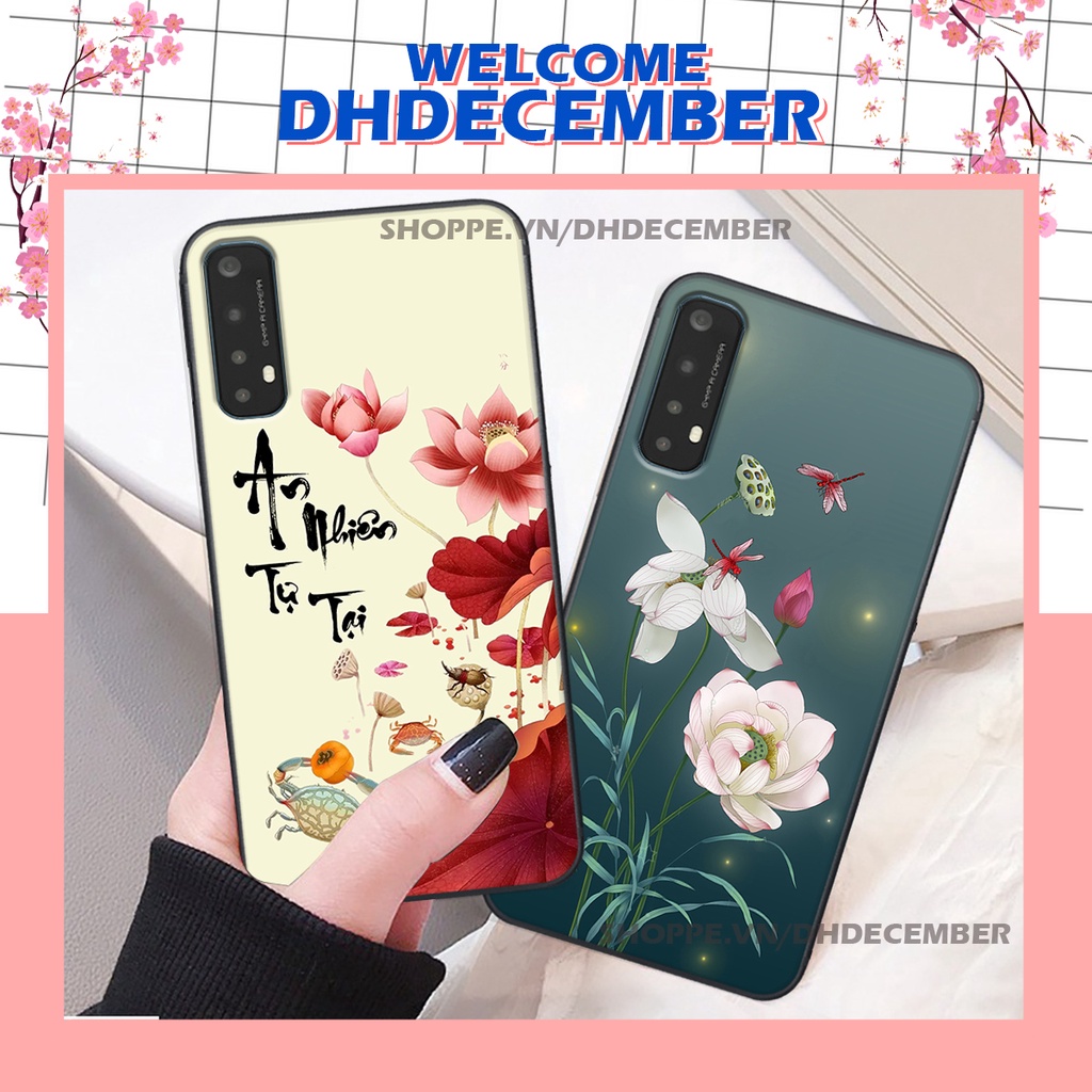 Ốp lưng Realme 7 in hình thư pháp tâm an vạn sự an ,mã đáo thành công SIÊU CHẤT