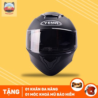 Nón bảo hiểm Fullface Yema Đen nhám