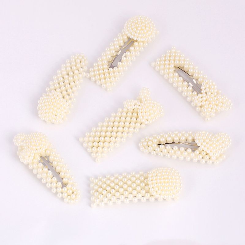 Kẹp Tóc Đính Ngọc Trai Nhân Tạo Thời Trang Cho Nữ