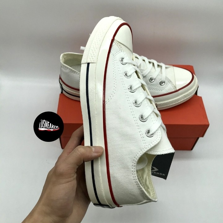 Giày Convers thấp cổ đen trắng 💝FREESHIP💝 Giầy thể thao nam nữ đủ size, Sneaker nữ trắng | BigBuy360 - bigbuy360.vn