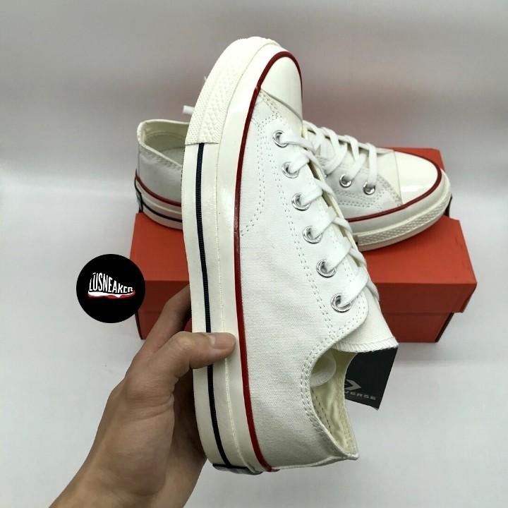 Giày Convers thấp cổ đen trắng 💝FREESHIP💝 Giầy thể thao nam nữ đủ size, Sneaker nữ trắng