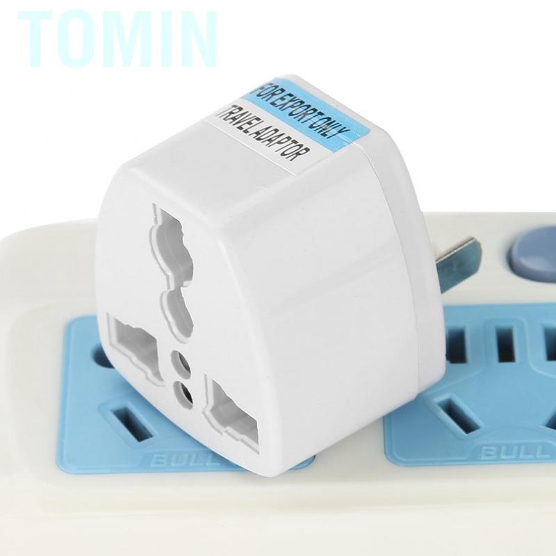 [Ready Stock]Tomin Adapter Plug  Travel Power UK EU AU To US Conversion Electrical