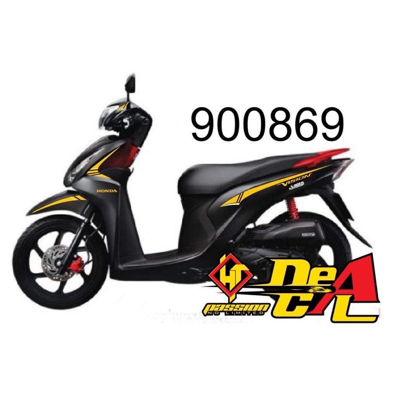 Tem xe VISION mẫu mới tem  chống phai màu