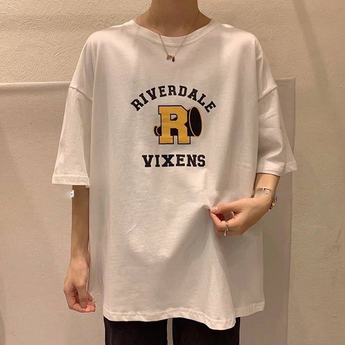 Áo phông in chữ R tay lỡ, áo thun 2T Unisex form rộng P12 | BigBuy360 - bigbuy360.vn