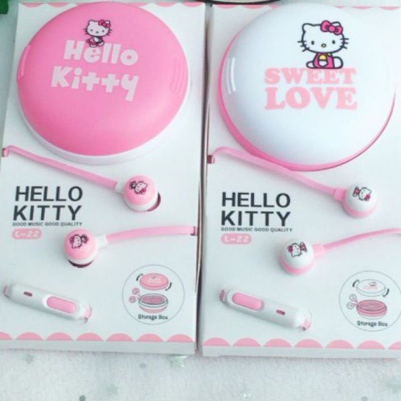 Tai phone Kitty & Ống hút kitty