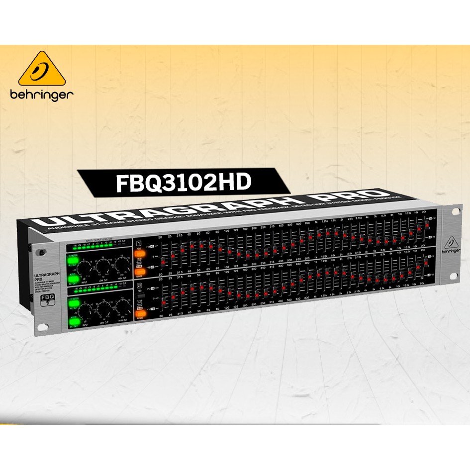 LỌC XÌ BEHRINGER FBQ3102HD NHẬP KHẨU CHÍNH HÃNG -DÙNG CHO HỆ THỐNG ÂM THANH CHUYÊN NGHIỆP - CÓ ĐÈN