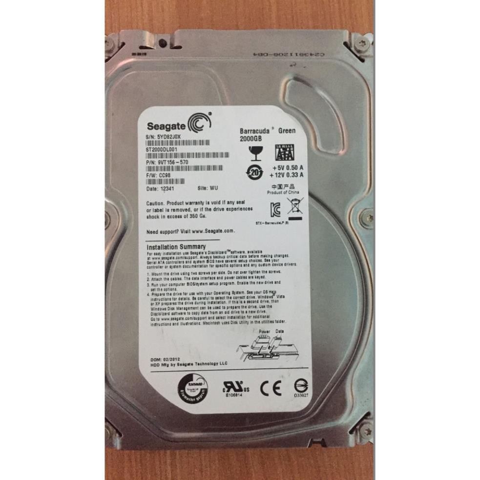 Ổ cứng HDD 3.5 PC Dung lượng 160GB 250GB 320GB 500GB Hàng tháo máy bộ Bảo hành 1 tháng