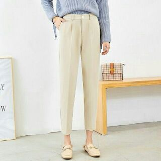 QUẦN BAGGY LƯNG CHUN KHÓA GIỮA