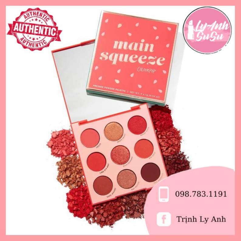 Bảng phấn mắt Colourpop Main Squeeze 9 ô màu