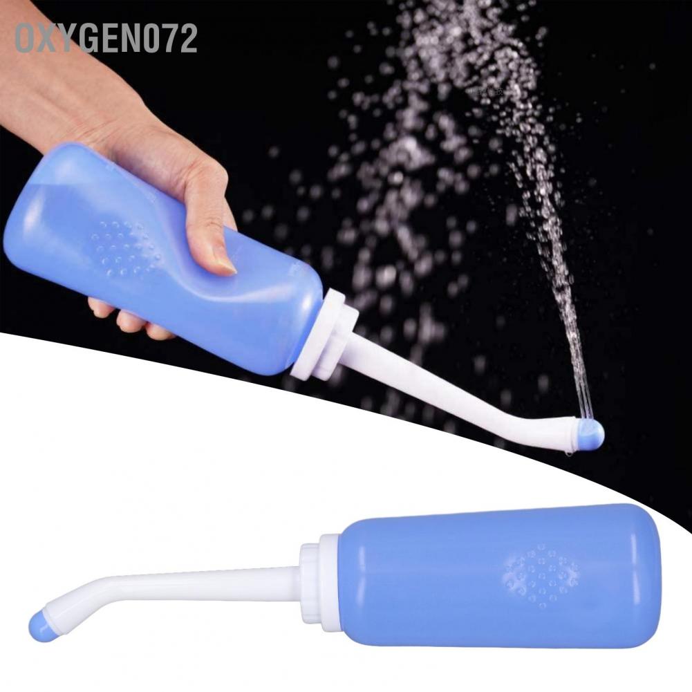 Oxygen072 500ml Chậu rửa vệ sinh du lịch di động Độ đàn hồi mạnh Tiết kiệm nước Bình có vòi xịt dành cho phụ nữ Trẻ sơ