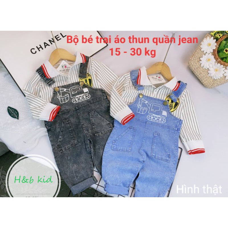 QUẦN YẾM BÉ TRAI JEAN (KHÔNG KÈM ÁO) HAIVANCO cho bé 15 đến 30 kg thoáng mát và thoải mái ĐI HỌC ĐI CHƠI ĐỀU ĐẸP