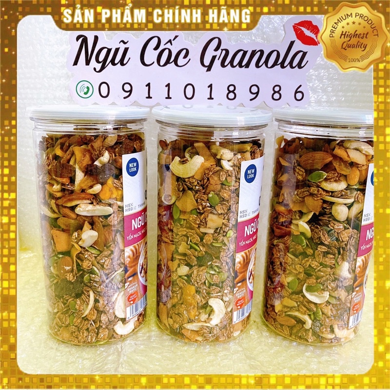 NGŨ CỐC GRANOLA ĂN KIÊNG VỊ SOCOLA THƠM NGON HỦ 500G