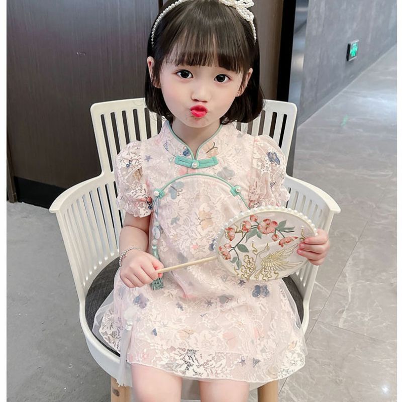 Váy Tân Cổ Trang Cho Bé