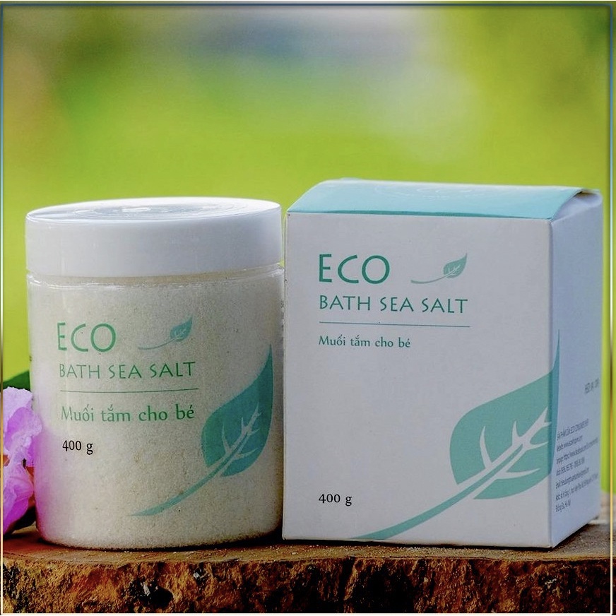 Muối tắm cho bé Eco dùng để tắm, gội đầu, rửa mặt, hàng chính hãng