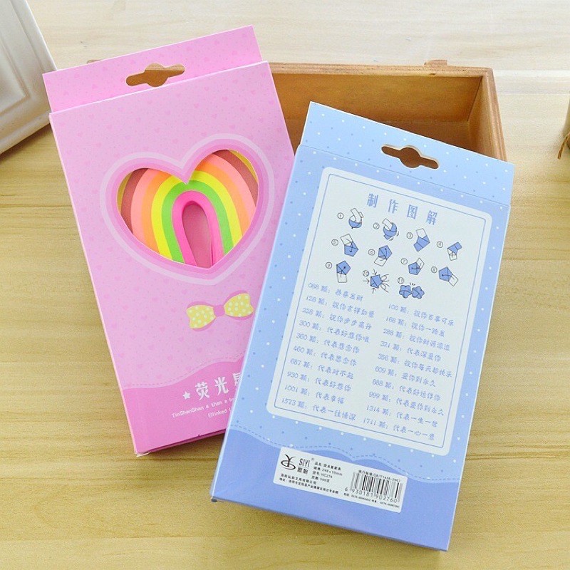 Giấy gấp sao sét 500 tờ thơm