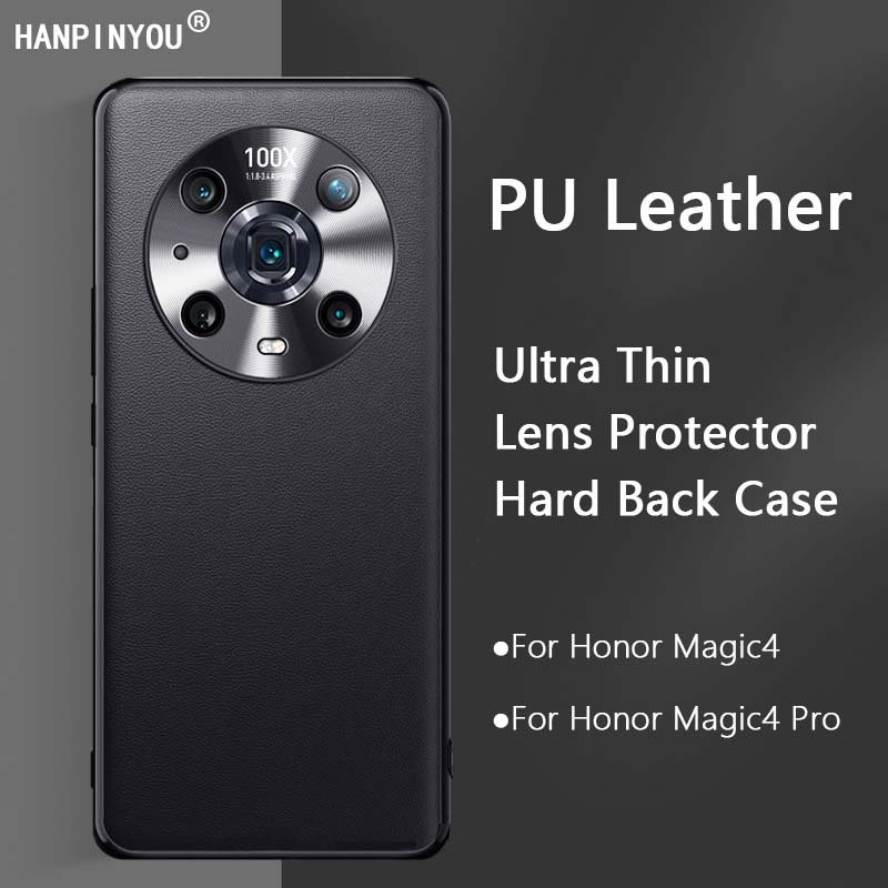 Ốp Điện Thoại Da Siêu Mỏng Bảo Vệ Camera Cho Huawei Honor Magic 4 Magic4 Pro