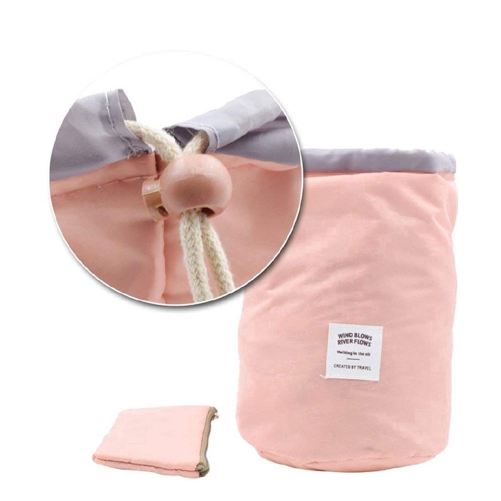 Túi tròn đựng mỹ phẩm tiện lợi đi du lịch