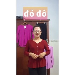 Bộ áo bà ba trơn kèm quần đen