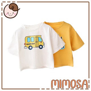 Áo Thun Bé Trai Bé Gái, Áo Phông Trẻ Em Cao Cấp Từ 1 Đến 5 Tuổi Chất Cotton Mềm Mimosa Shop Size 8-20kg AC3
