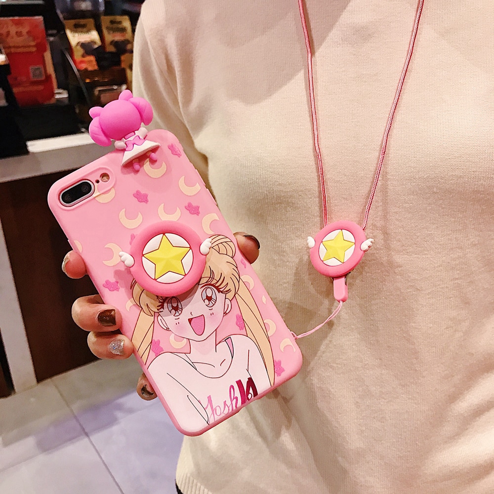 Ốp điện thoại silicone hình Sailor Moon cho SAMSUNG GALAXY A51 A71