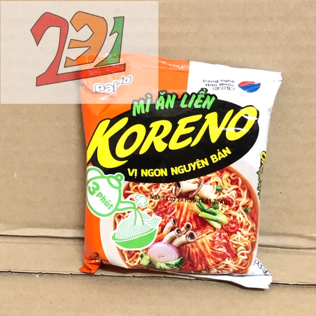 |ĂN LIỀN| Gói Mỳ Koreno Paldo Úp 3 Phút Vị Kimchi 75g | BigBuy360 - bigbuy360.vn