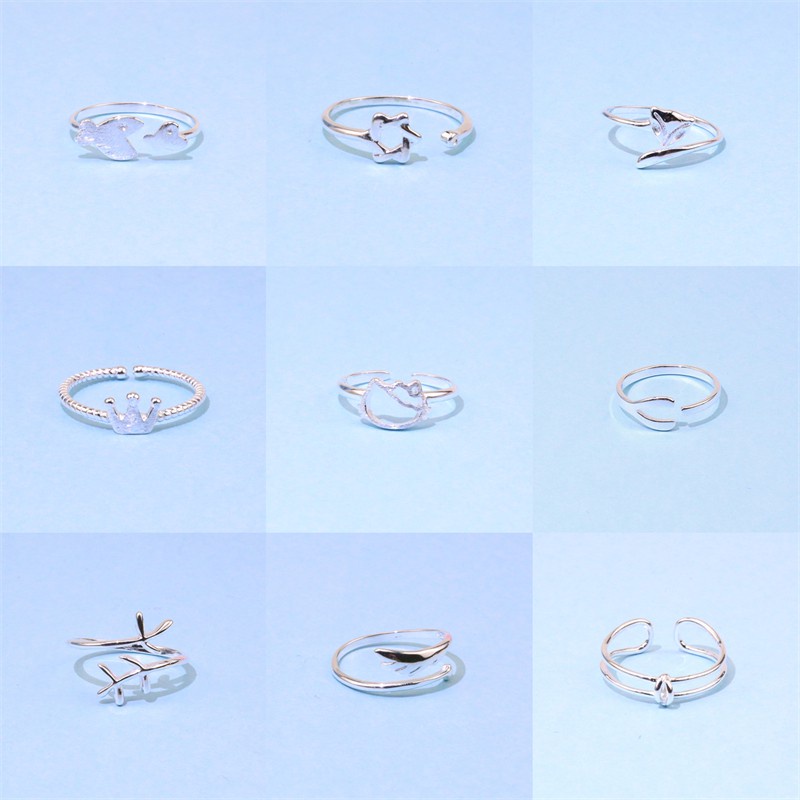 Nhẫn đeo ngón tay nhiều thiết kế tùy chọn phong cách Hàn Quốc thời trang dành cho nữ F167