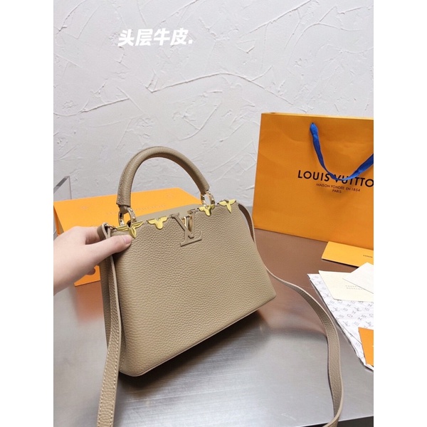 Túi xách Lóuisvuitton capucines sz 27 da bò hàng order trung