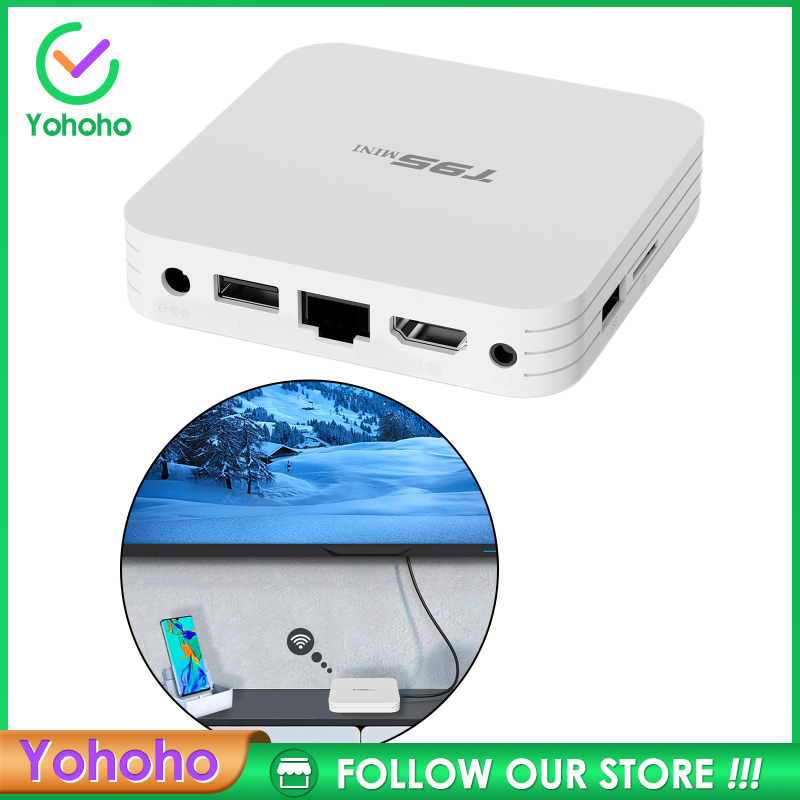 Thiết Bị Phát Wifi Mini Hdmi 4k Wifi Media Player Android 10.0 Hd Stb