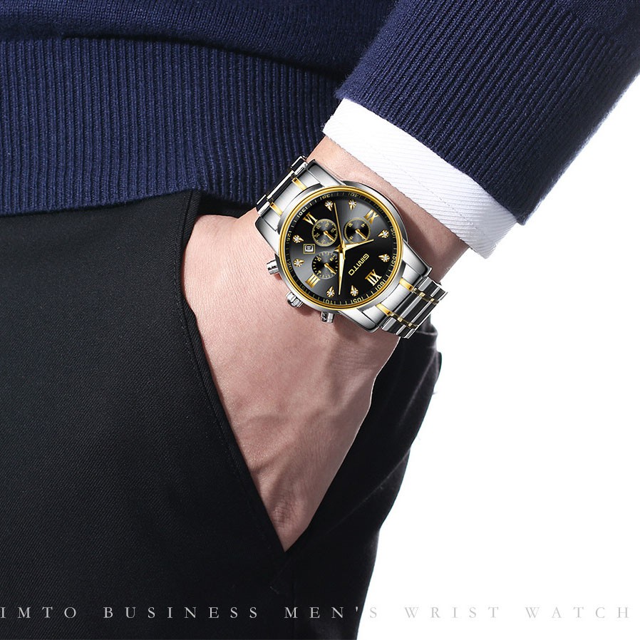 (New Arrival) Đồng Hồ Nam GIMTO JAPAN Doanh Nhân Model 2018 Mặt Kính Tráng Shaphire Dây Hợp Kim Thép Không Gỉ_FULL BOX